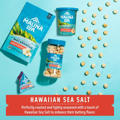 Mauna Loa open jar of macadamias demonstrating resealable freshness benefit