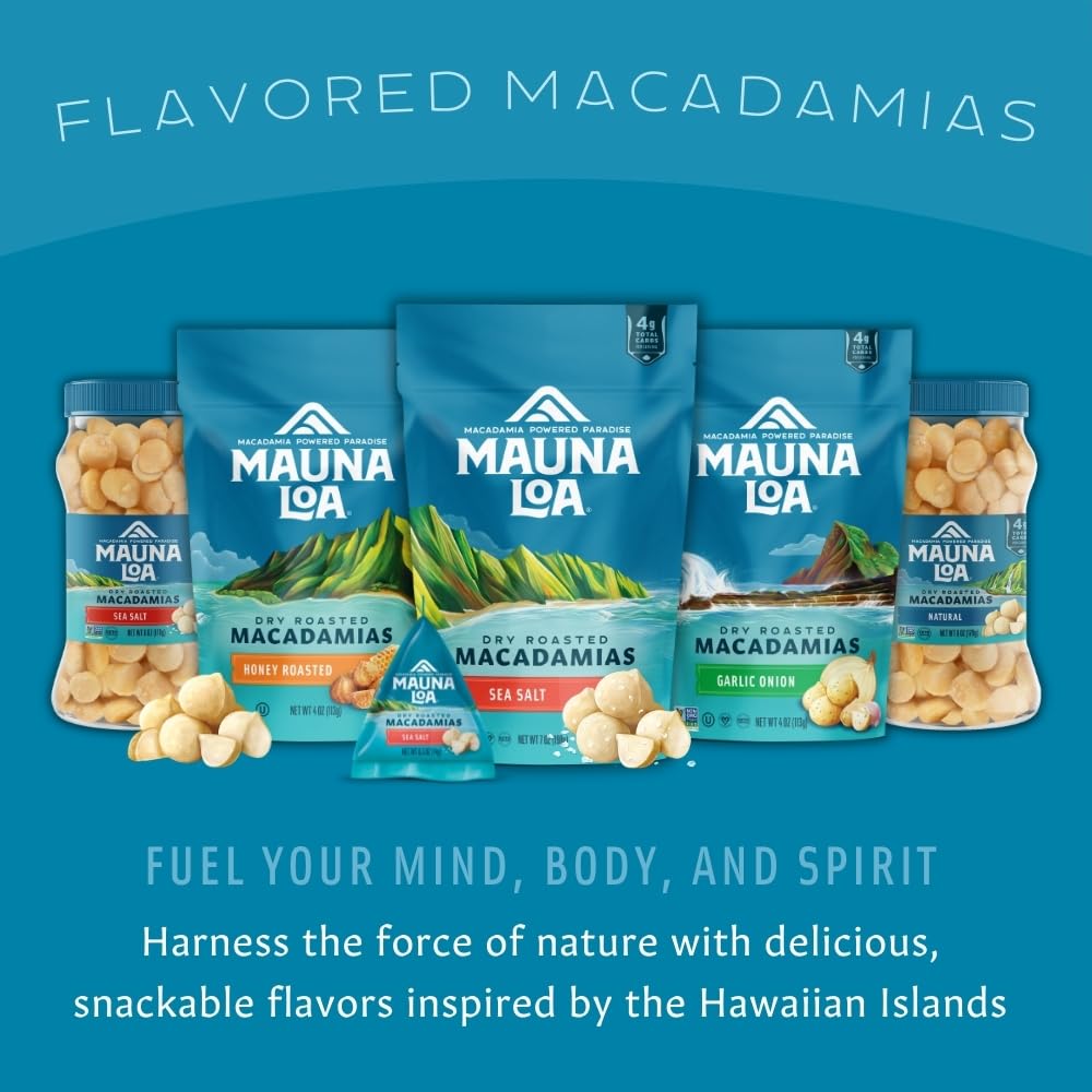 Mauna Loa label and zipper close-up showing freshness lock
