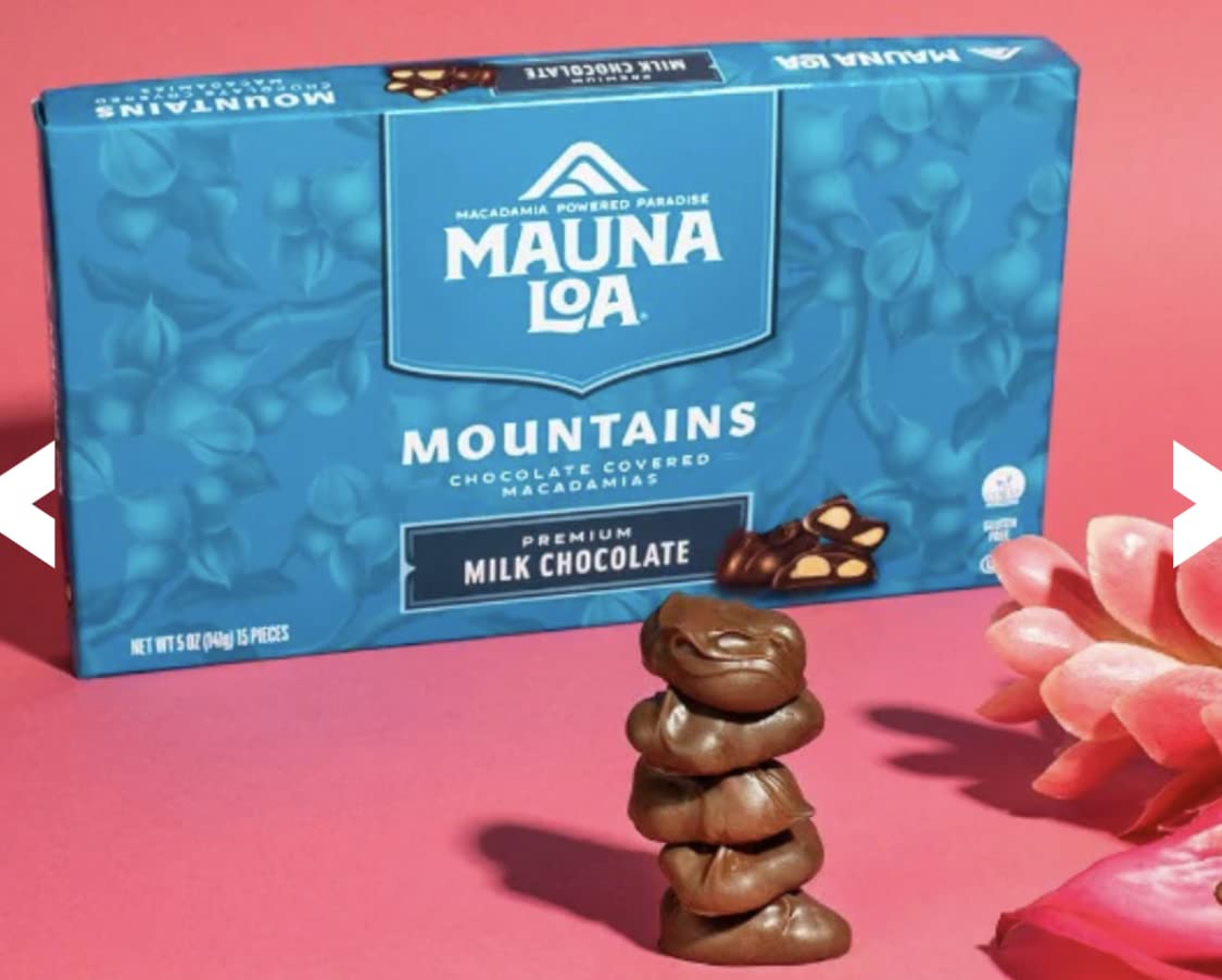 mauna loa next to coffee cup showing portion size and pairing benefit