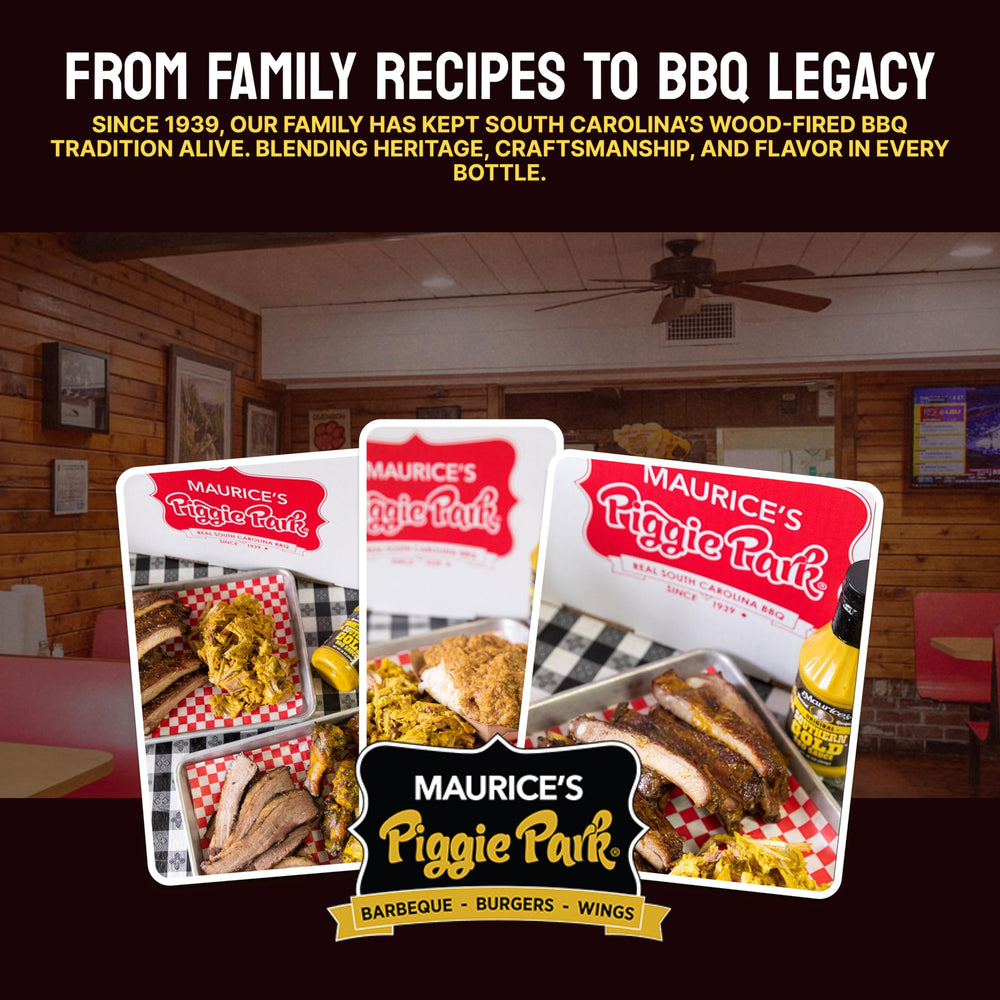 Maurice's bottle on kitchen counter next to grilled chicken for easy serving inspiration