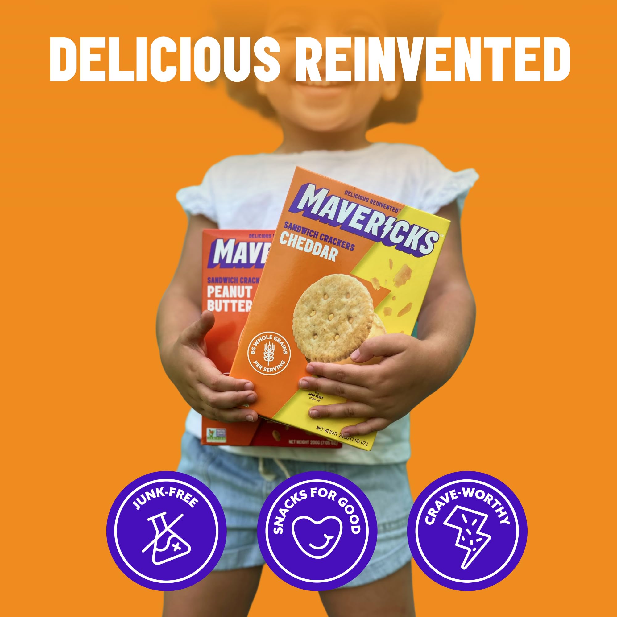 MAVERICKS individually wrapped snack pack ready for on-the-go convenience