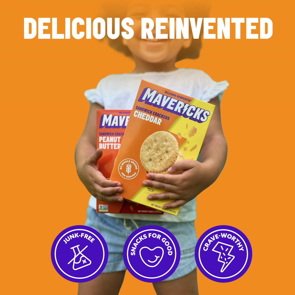 MAVERICKS individually wrapped snack pack ready for on-the-go convenience