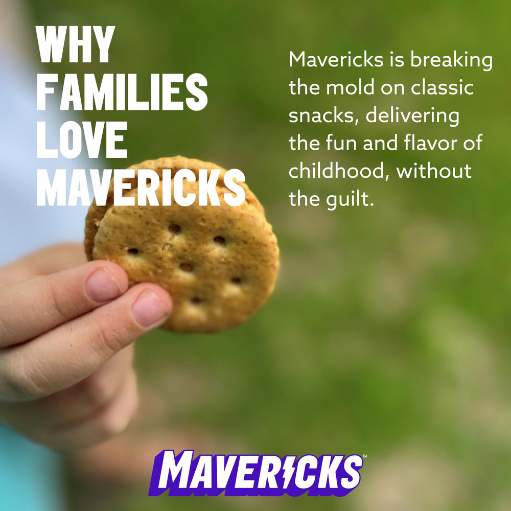 MAVERICKS served on a small plate pairing idea for snack variety
