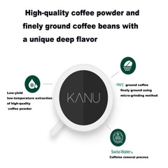 Maxim KANU sachet close-up revealing 0.9 g stick detail and easy single-serve benefit