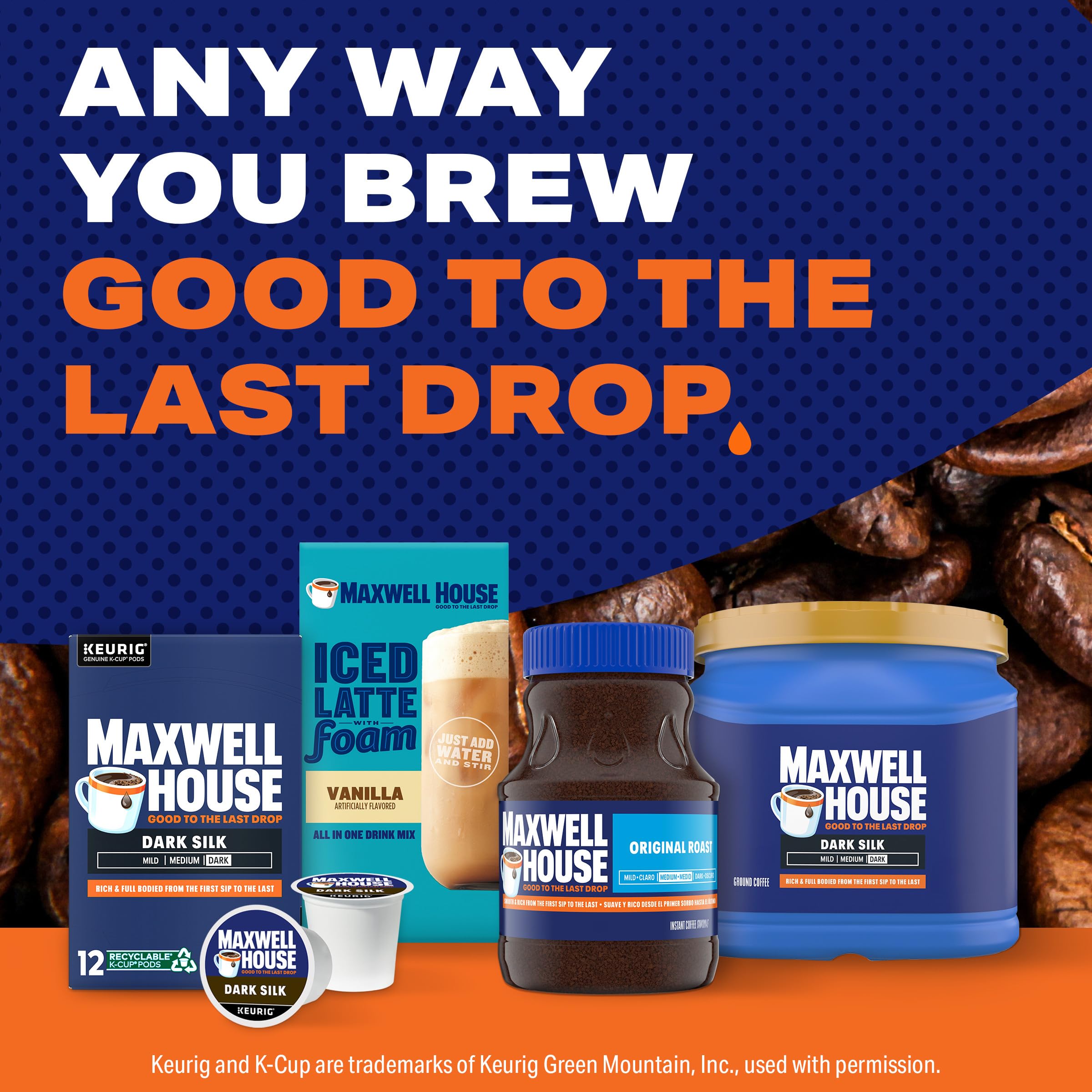 Morning table with Maxwell House cup and canister showing routine fuel benefit