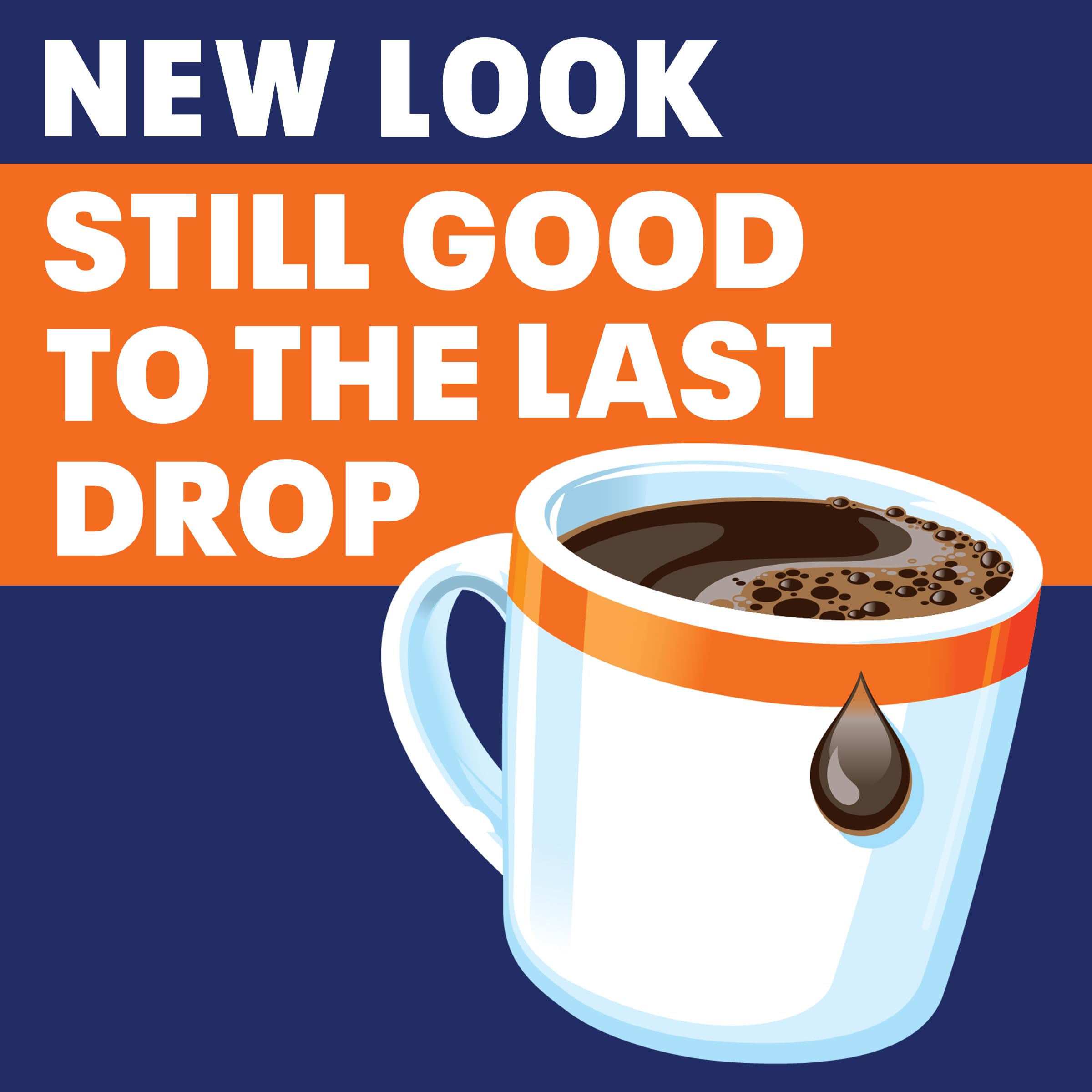 Maxwell House decaf K-Cup closeup displaying pod texture and freshness