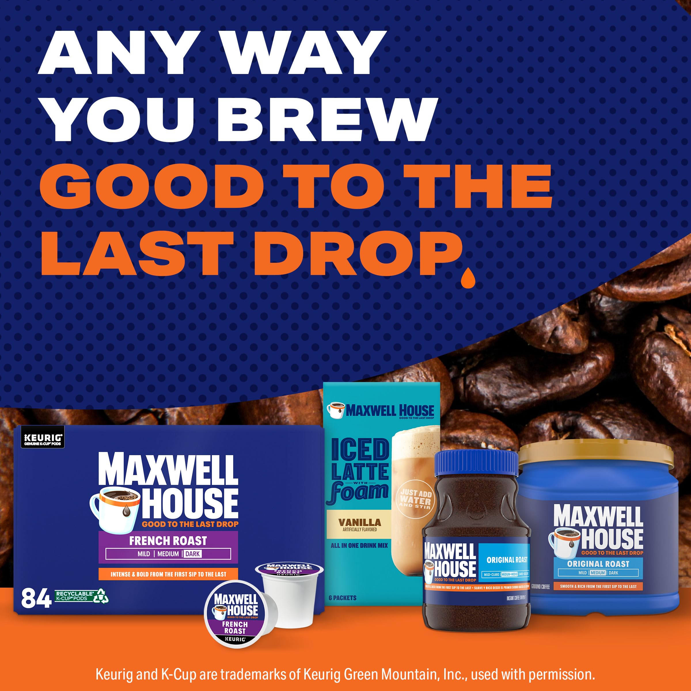 Kitchen setting with Maxwell House pods for everyday coffee ritual