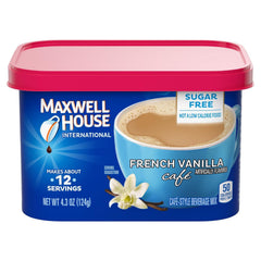 MAXWELL HOUSE front canister showing product and size, clear shelf-ready view