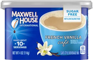 MAXWELL HOUSE open canister with resealable lid, preserves freshness benefit