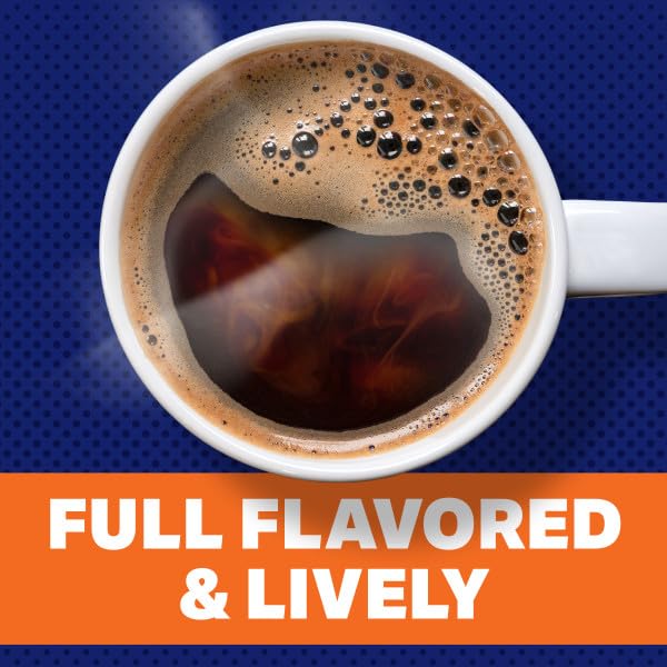 MAXWELL HOUSE pod side label detail showing medium roast information