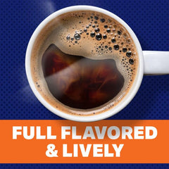 MAXWELL HOUSE pod side label detail showing medium roast information