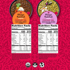 Maya Kaimal red lentil dal in bowl showing creamy texture and quick-meal benefit