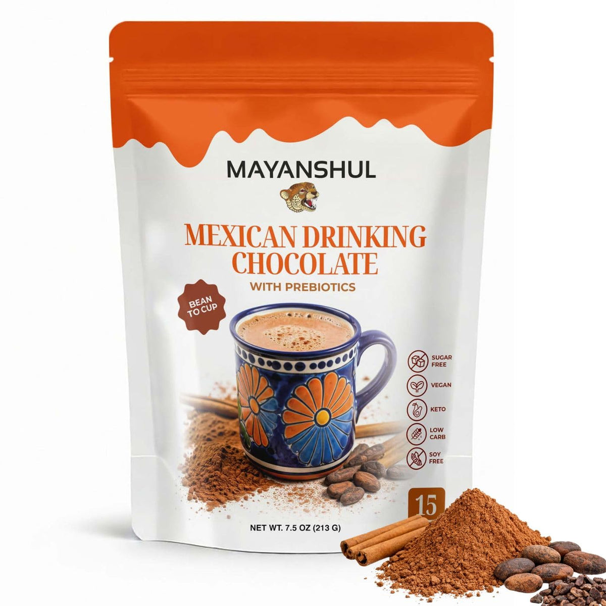 MAYANSHUL front packaging showing product benefits and keto label