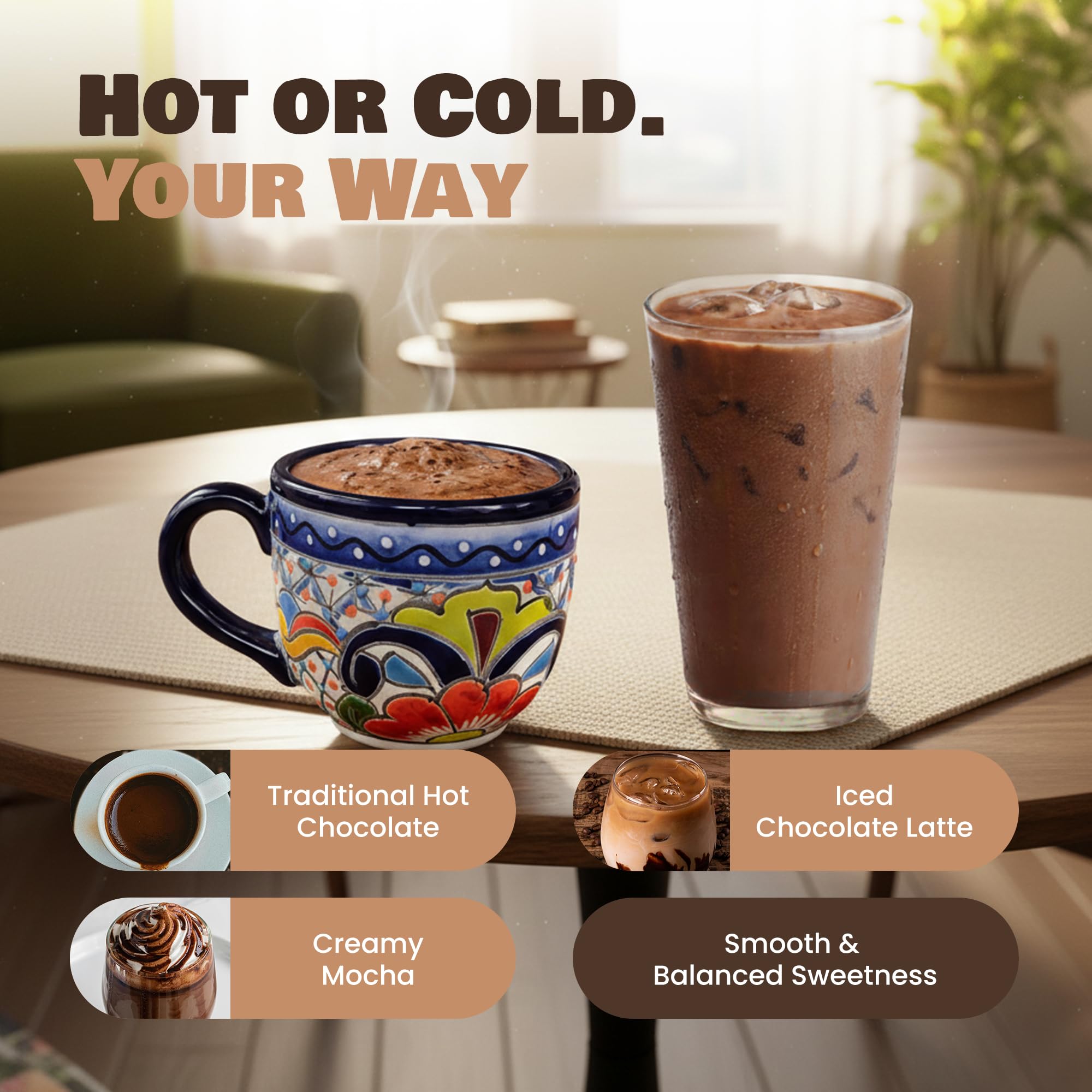 MAYANSHUL serving with plant milk showing dairy-free creamy option
