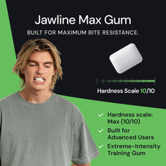Mayena Sports single ultra-hard gum piece close-up demonstrating firmness