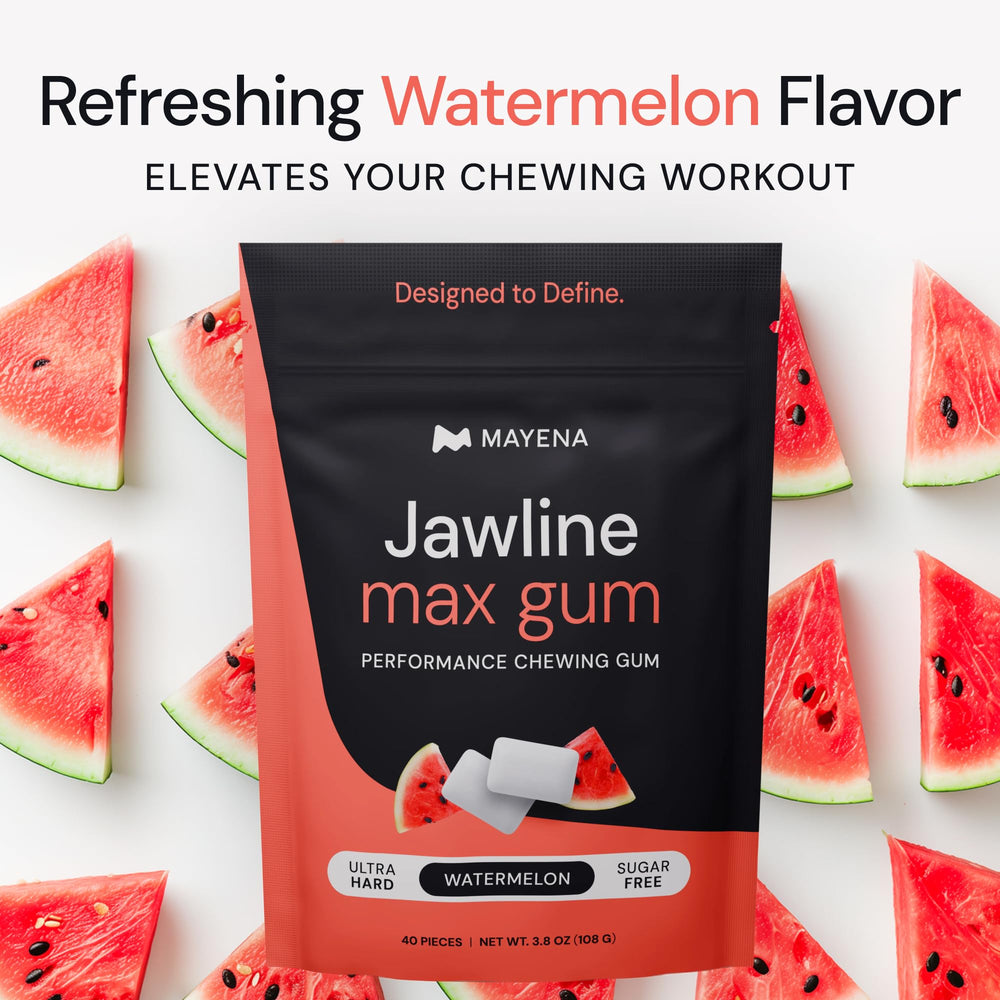 Mayena Sports macro texture shot revealing firm surface that increases jaw muscle load for training