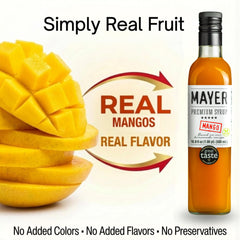Mayer label detail highlighting ingredients and award-winning credibility benefit