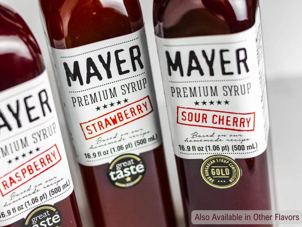 Mayer bottle staged in kitchen lifestyle scene showing everyday versatility and inspiration benefit