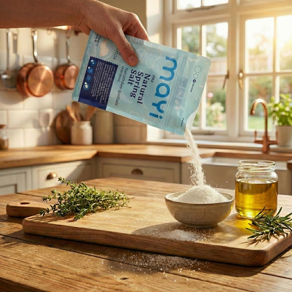 MAYİ label with kosher and lab certificate highlighting verified purity