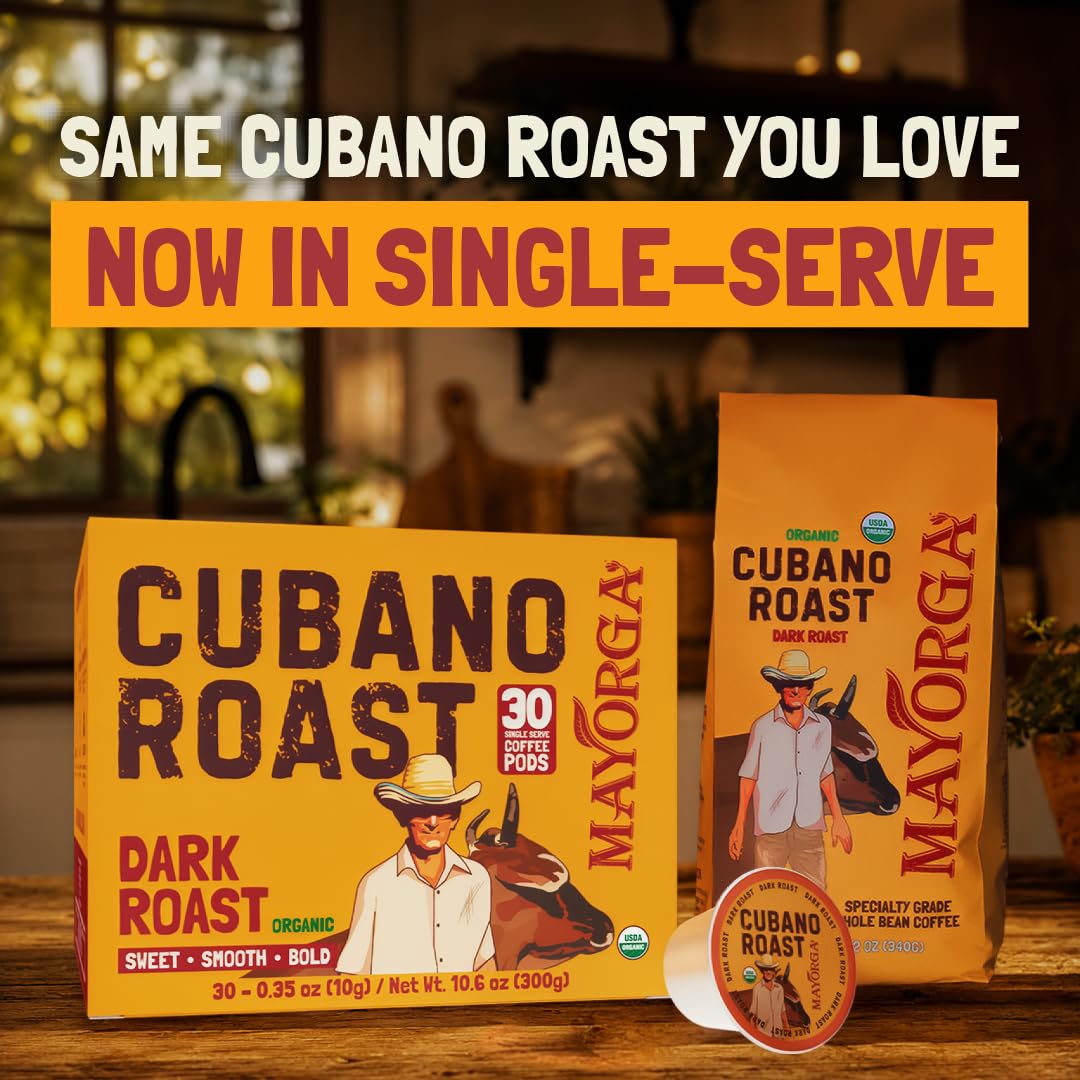 Mayorga pods in an office breakroom conveying quick, consistent coffee