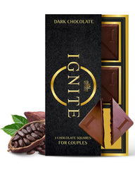MBDH Wellness front packaging showing elegant Ignite dark chocolate for gifting and sharing