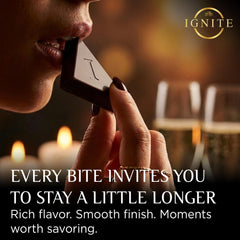 MBDH Wellness Ignite bar with neat his and hers squares ready to serve and share