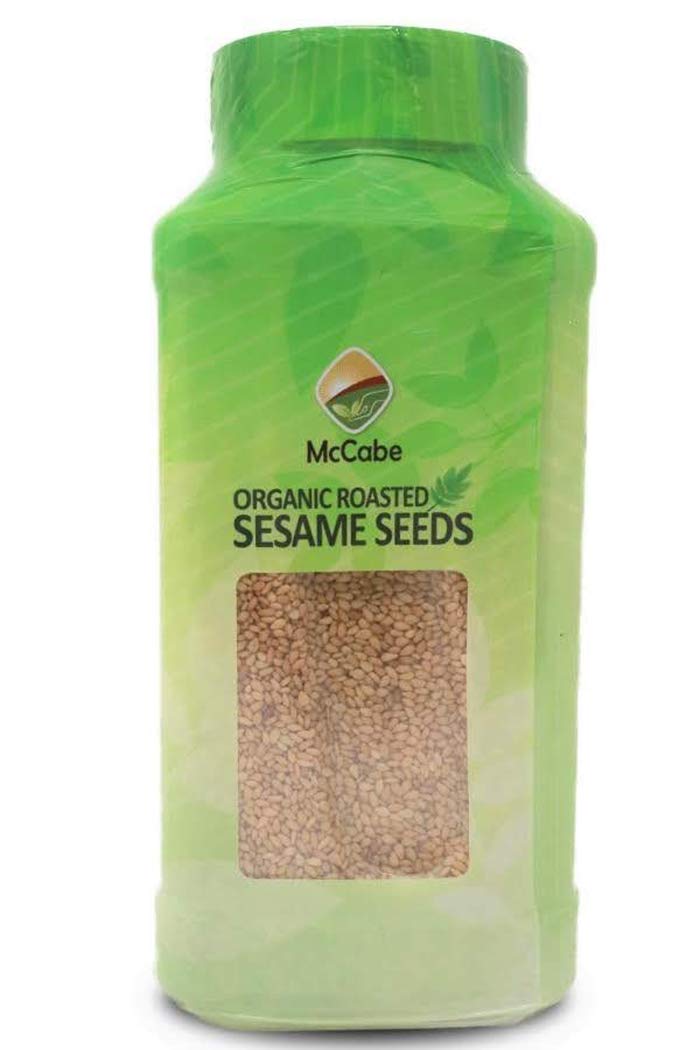 McCabe sesame close-up showing toasted seed texture and rich color