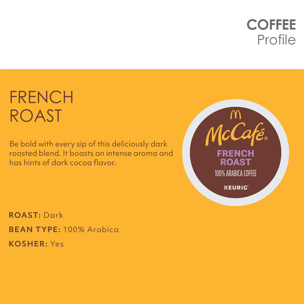 McCafe open box revealing 12 individually sealed pods for convenience