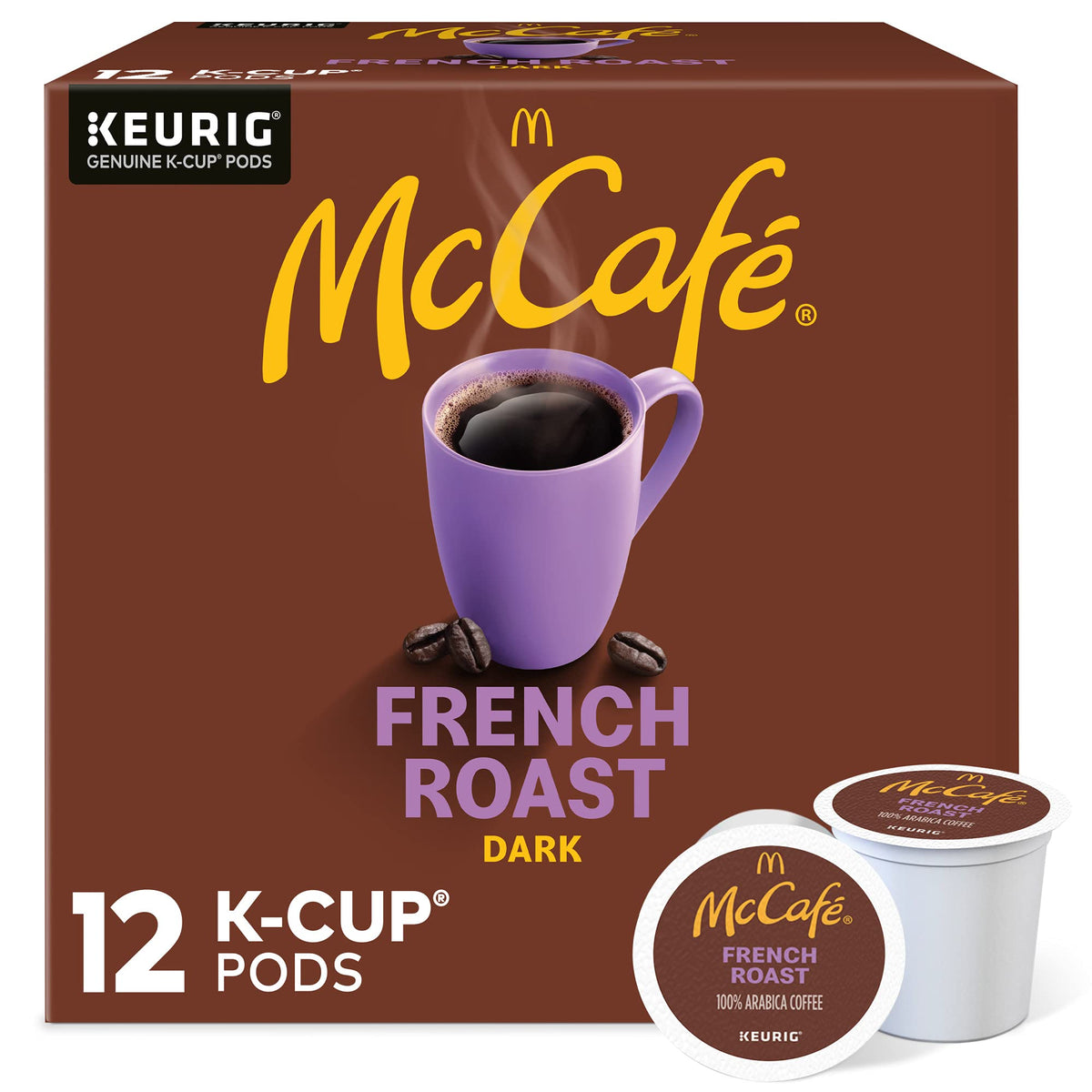 McCafe front packaging showing bold roast and convenience