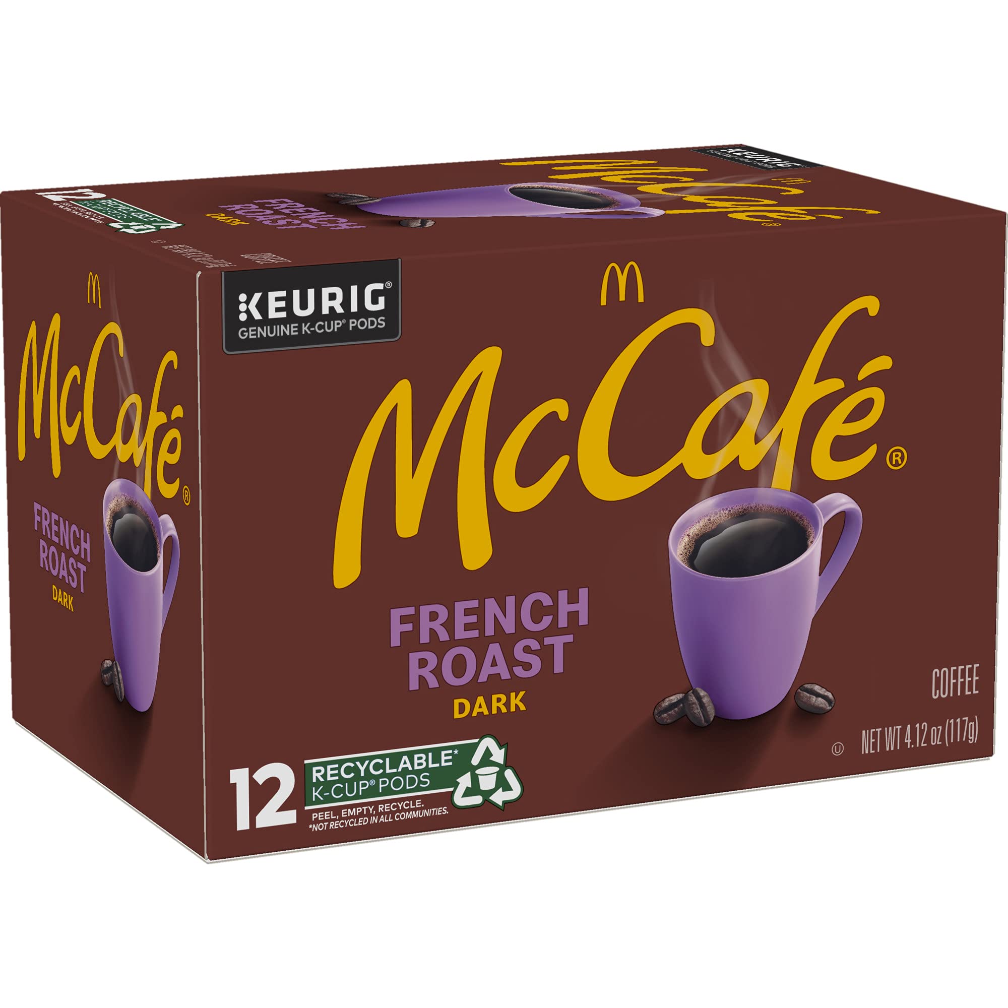 McCafe ground Arabica beans texture emphasizing rich roast