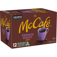 McCafe ground Arabica beans texture emphasizing rich roast