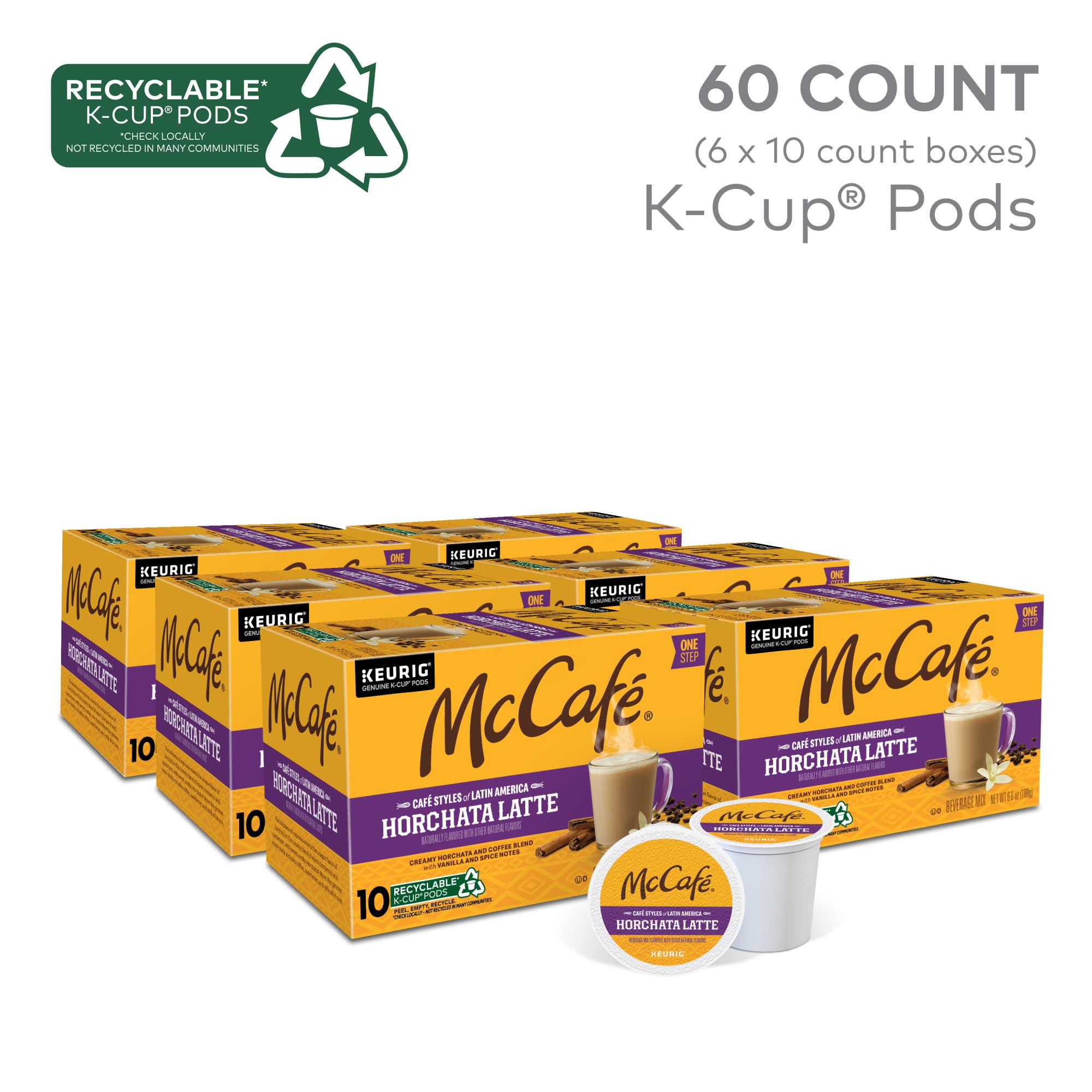 McCafé K-Cup close-up showing pod texture and design for easy single-serve brewing
