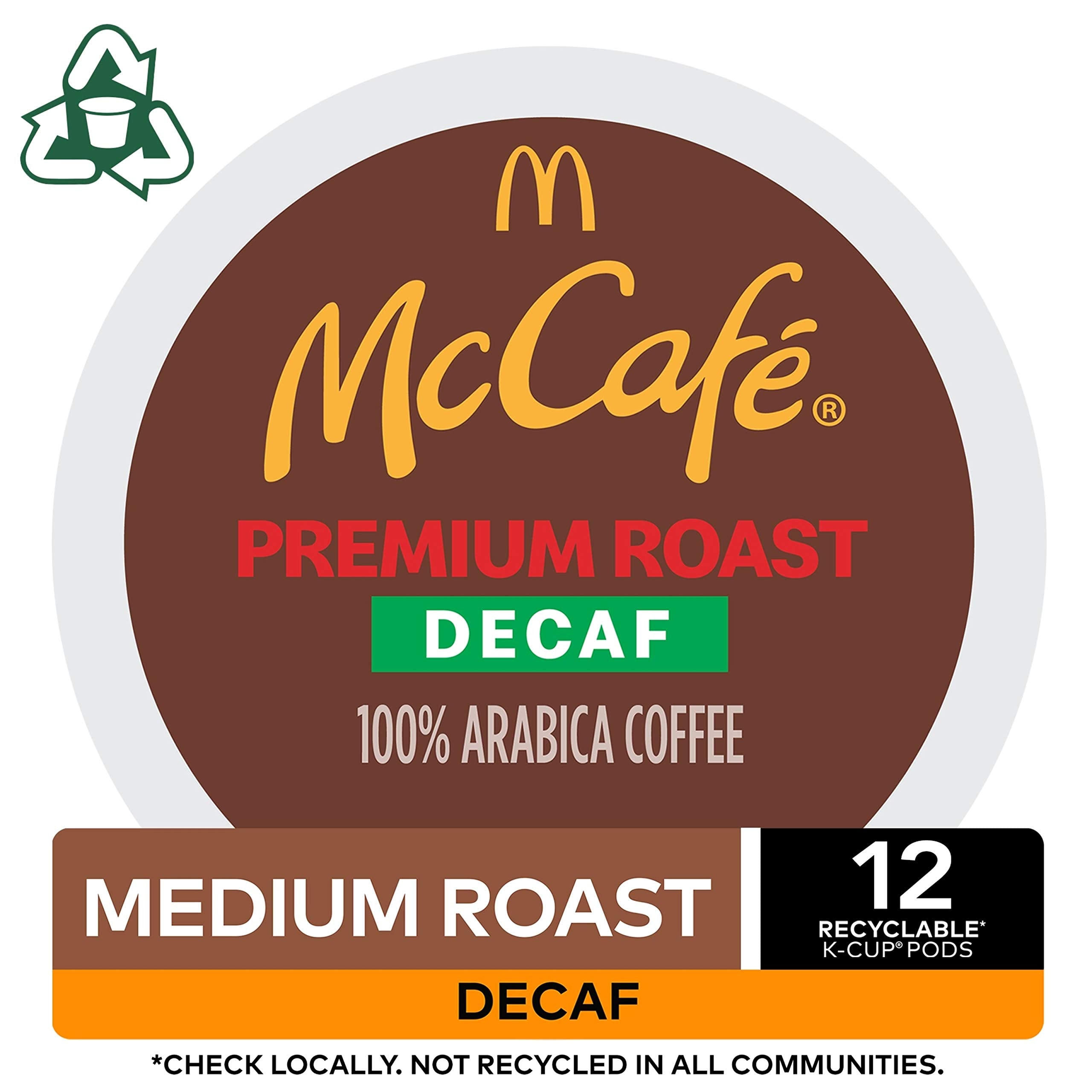 McCafé close-up of a K-Cup pod highlighting seal and freshness benefit