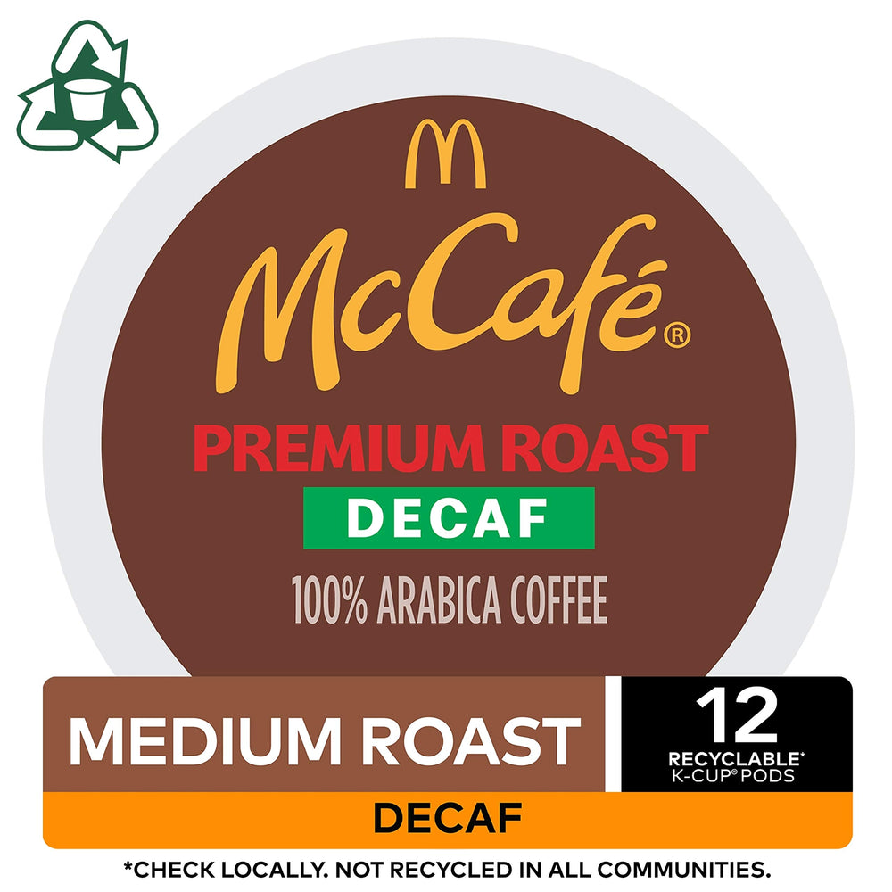 McCafé close-up of a K-Cup pod highlighting seal and freshness benefit