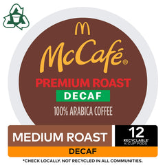 McCafé close-up of a K-Cup pod highlighting seal and freshness benefit