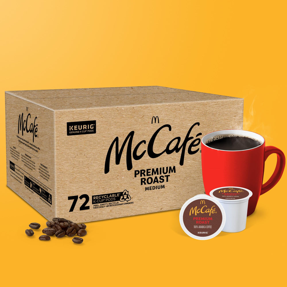 McCafé box beside a ruler showing pack size and value benefit