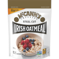 McCann's front packaging showing 28 oz bag and brand quality