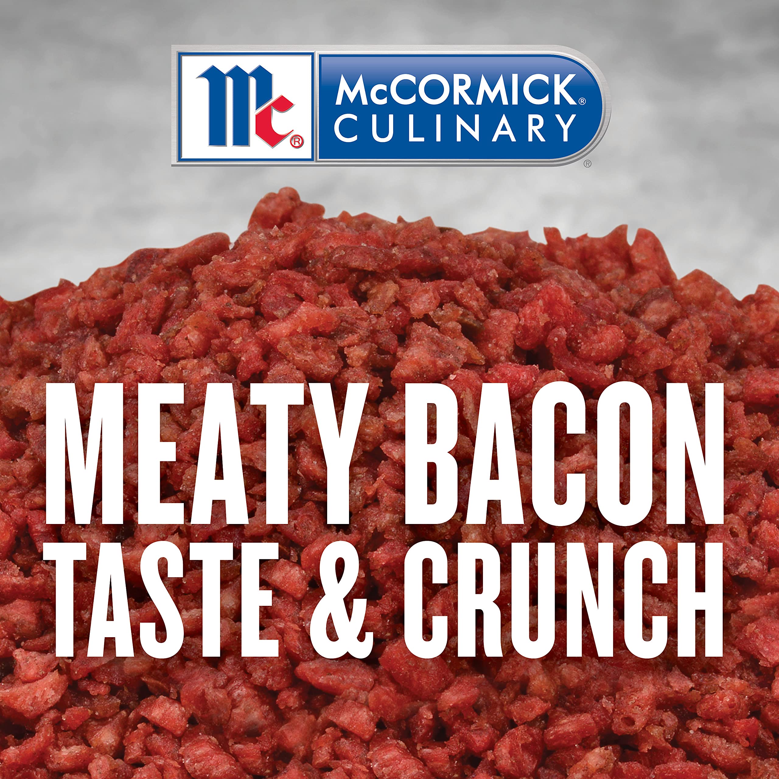 McCormick Culinary close-up of bits texture showing crunchy, smoky bite
