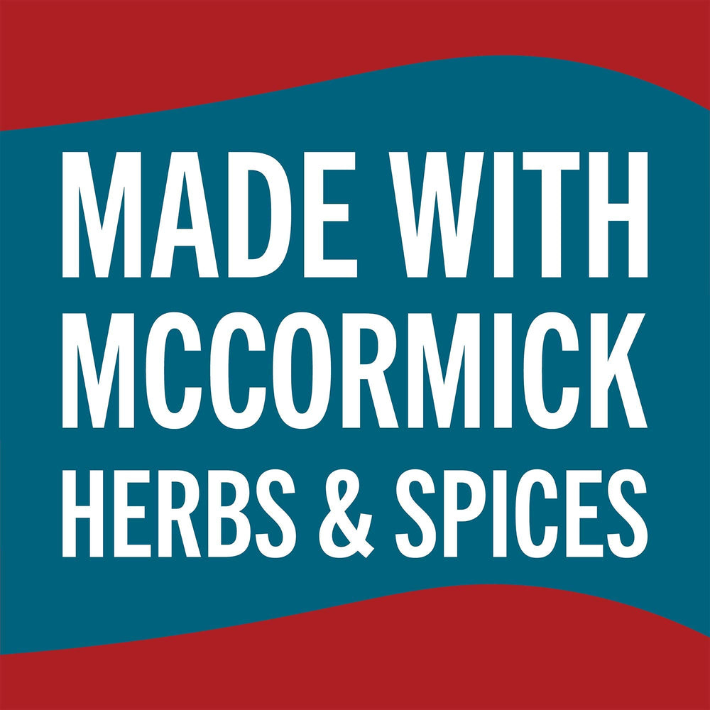 McCormick bowl of beef stew garnished to show comforting meal benefit