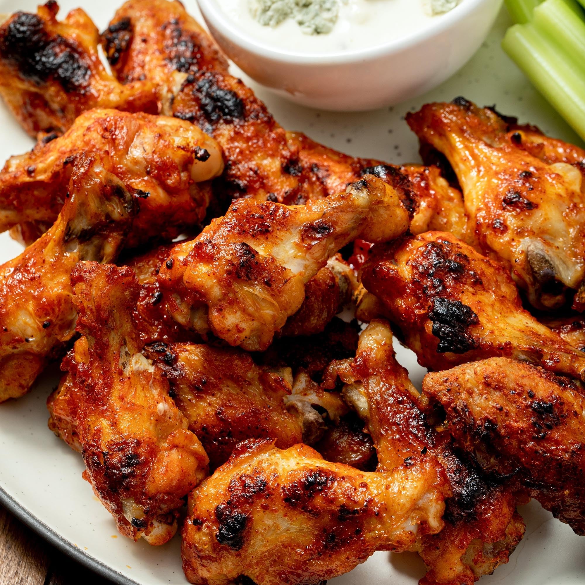 Game-day spread featuring McCormick-seasoned wings, ideal for entertaining