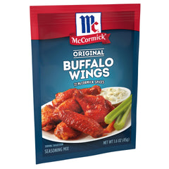 Close-up of McCormick packet texture and seasoning details for easy use