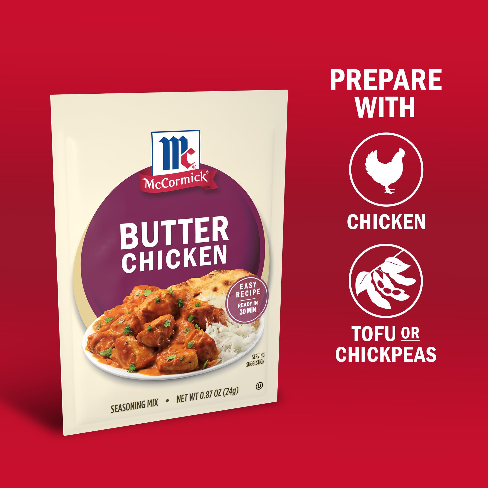 McCormick spices lined up illustrating blend ingredients and aromatic benefit