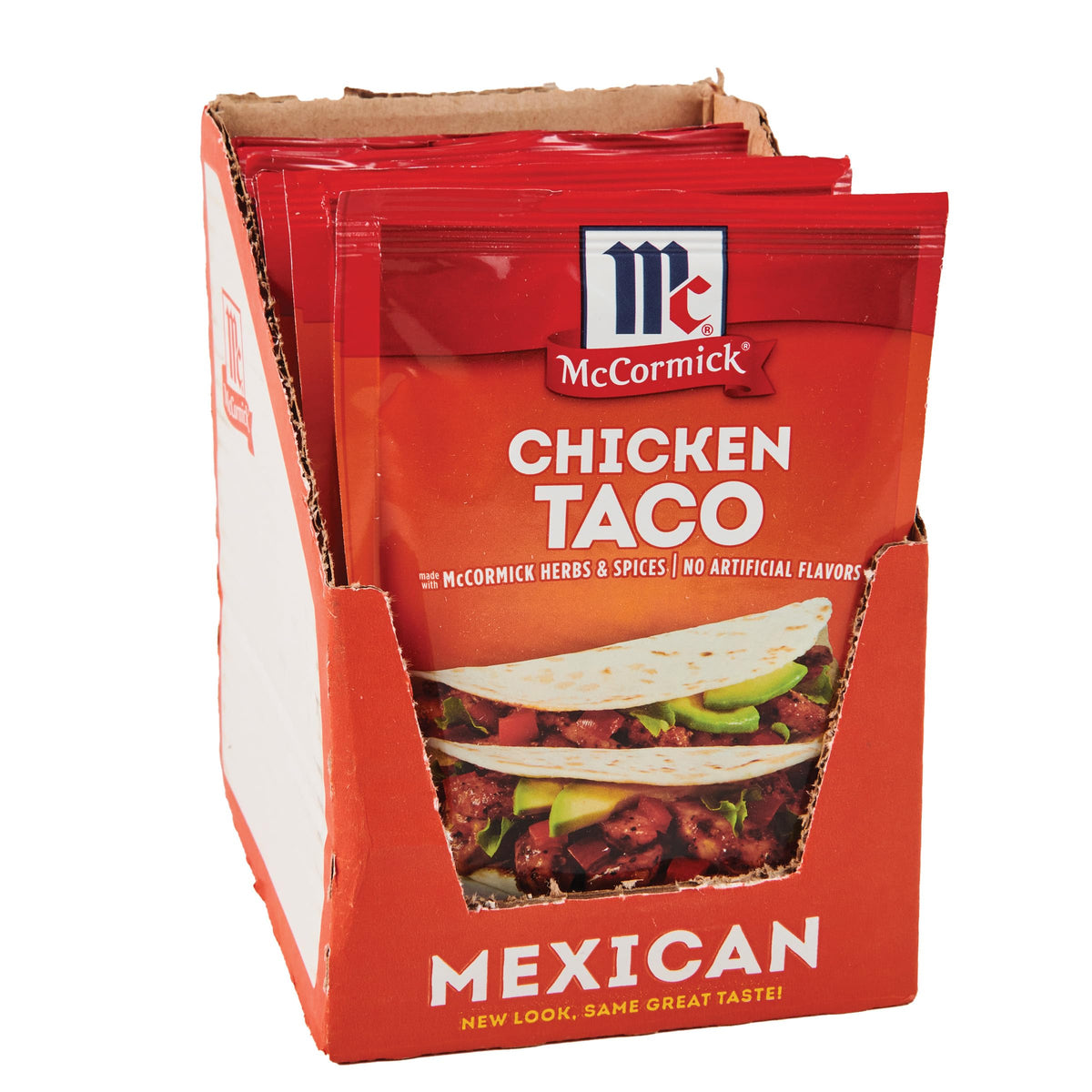 McCormick front packaging showing 12 packets and quick meal benefit