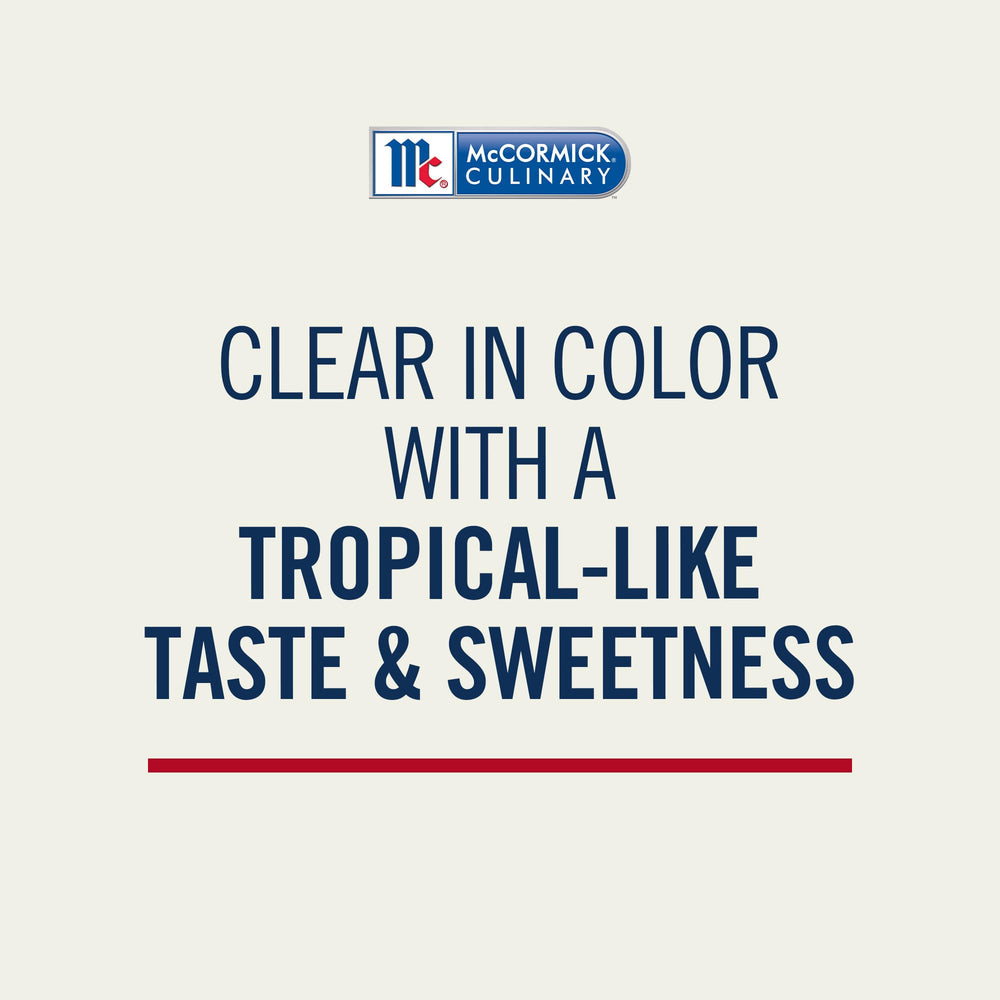 McCormick Culinary flip-top close-up for precise coconut flavor dispensing