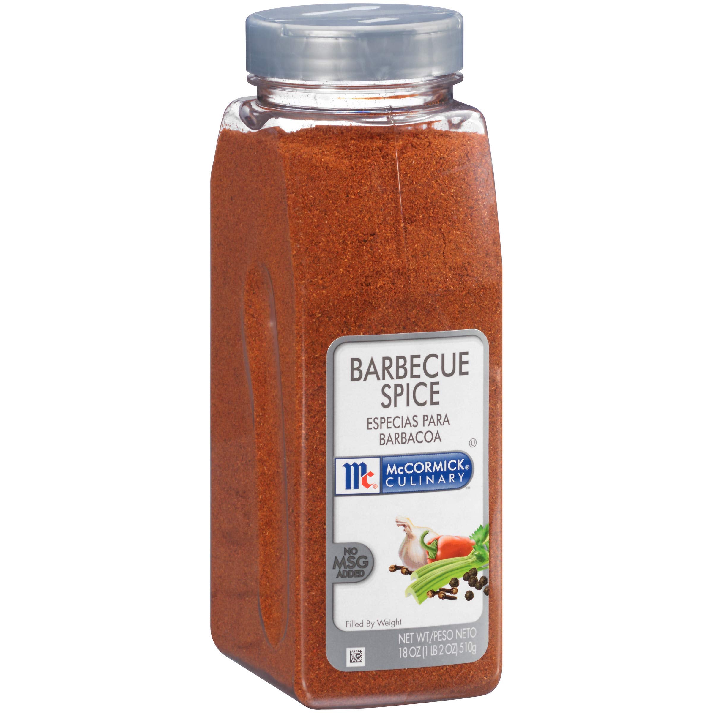 McCormick Culinary front packaging showing full 18 oz container and branding benefit
