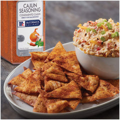 Plated catfish seasoned with McCormick Culinary Cajun for vibrant savory appeal