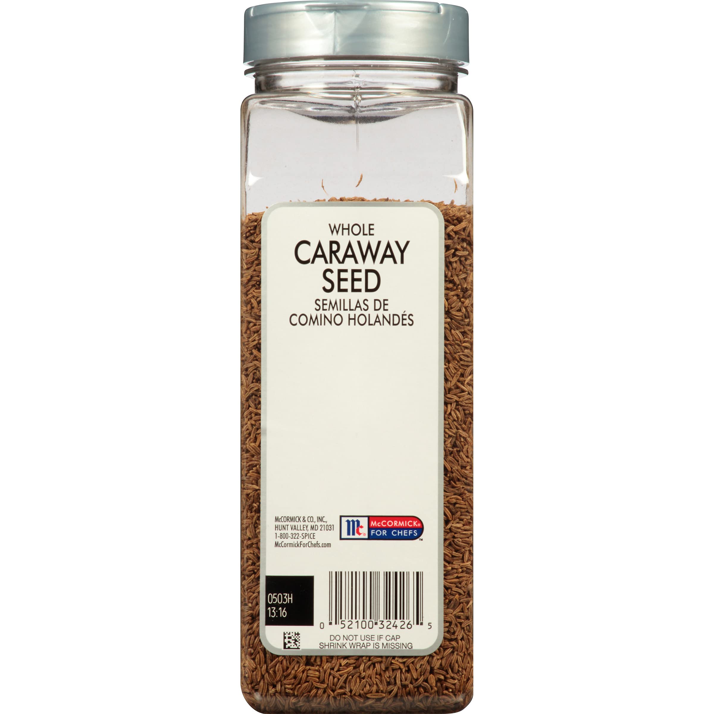 McCormick Culinary measuring spoon dispensing seeds for consistent recipe portions