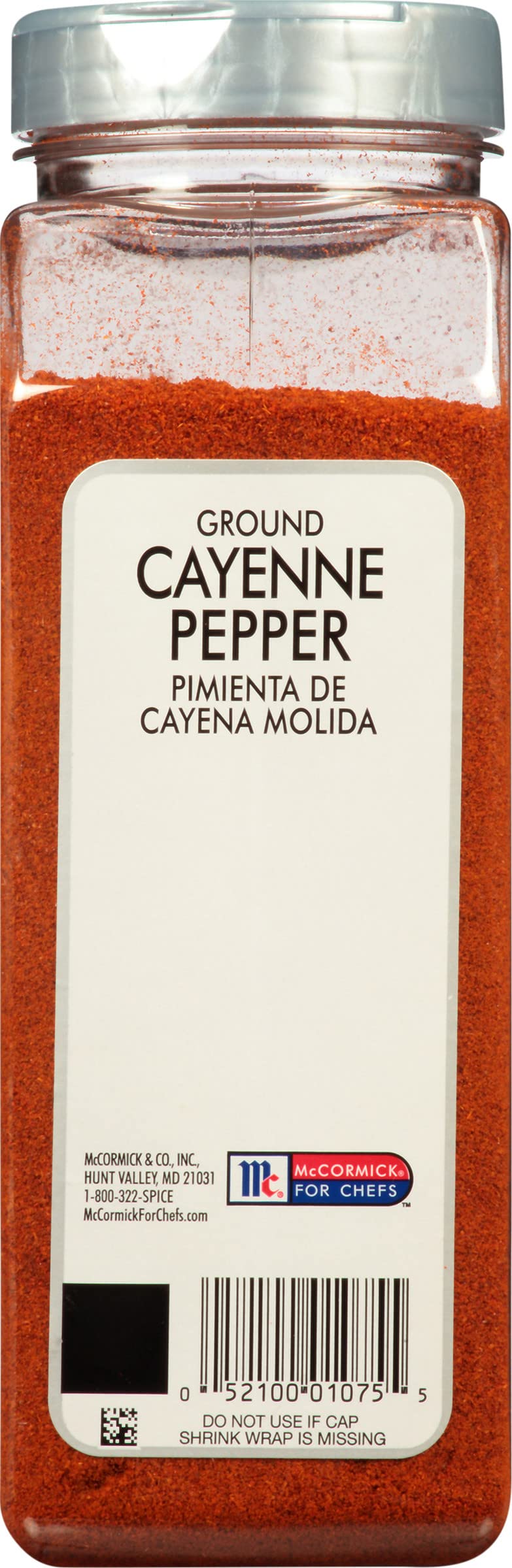 McCormick Culinary label close-up showing kosher and no-MSG assurance