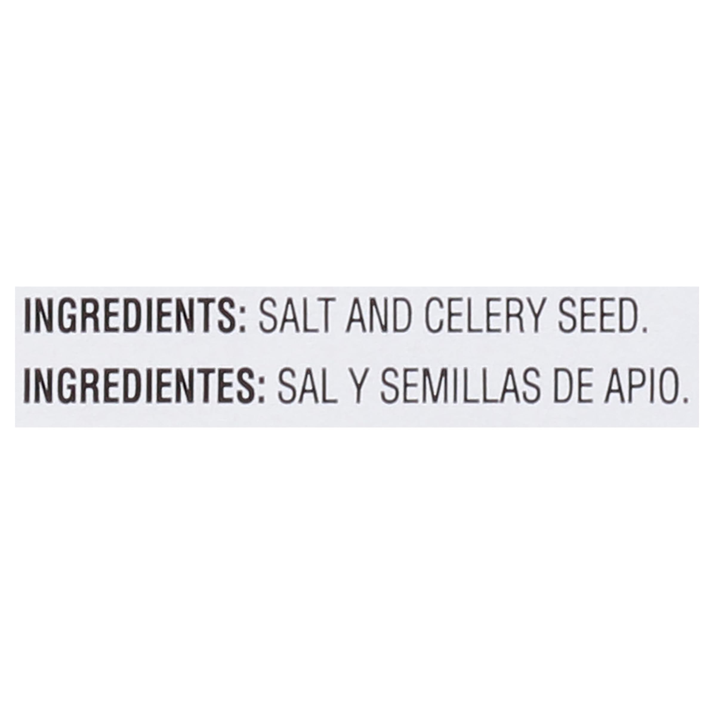 McCormick Culinary celery salt sprinkled over a hot dog to enhance taste