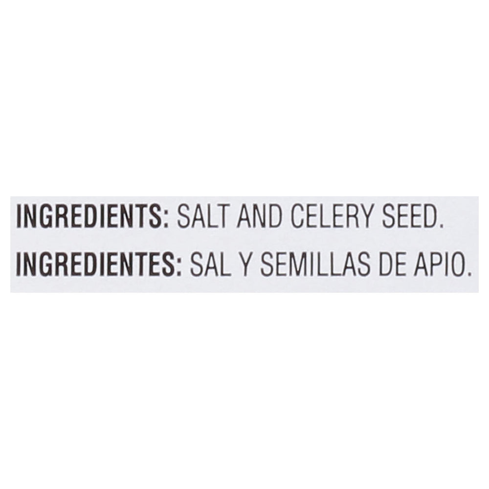 McCormick Culinary celery salt sprinkled over a hot dog to enhance taste